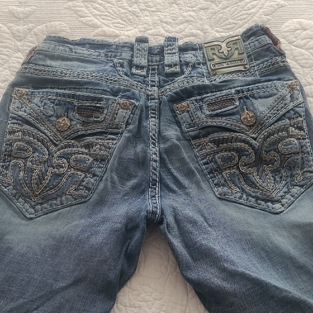 Rock Revival Men's Straight Jeans - Blue
